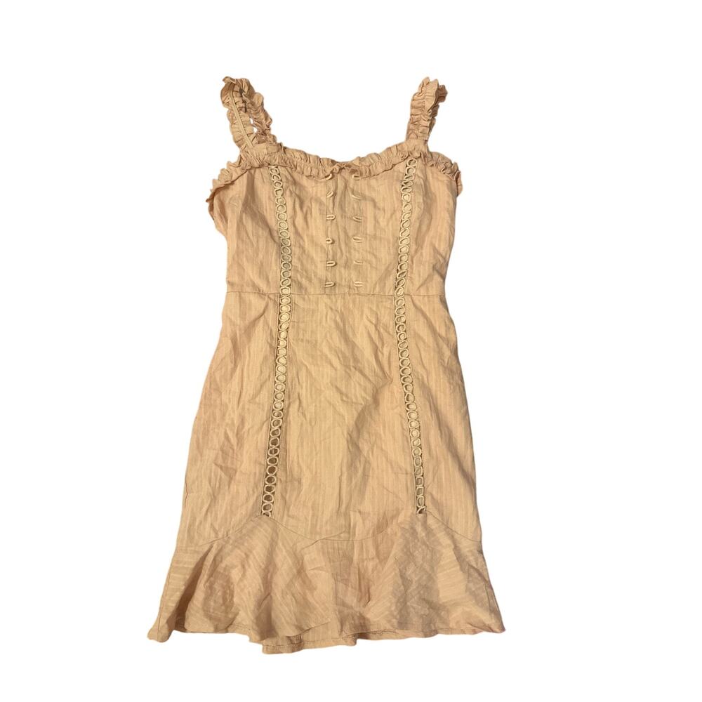 NWT Women M UO Urban Outfitters Kiss The Sky Pink Rose Mini Dress Corset Lace-Up